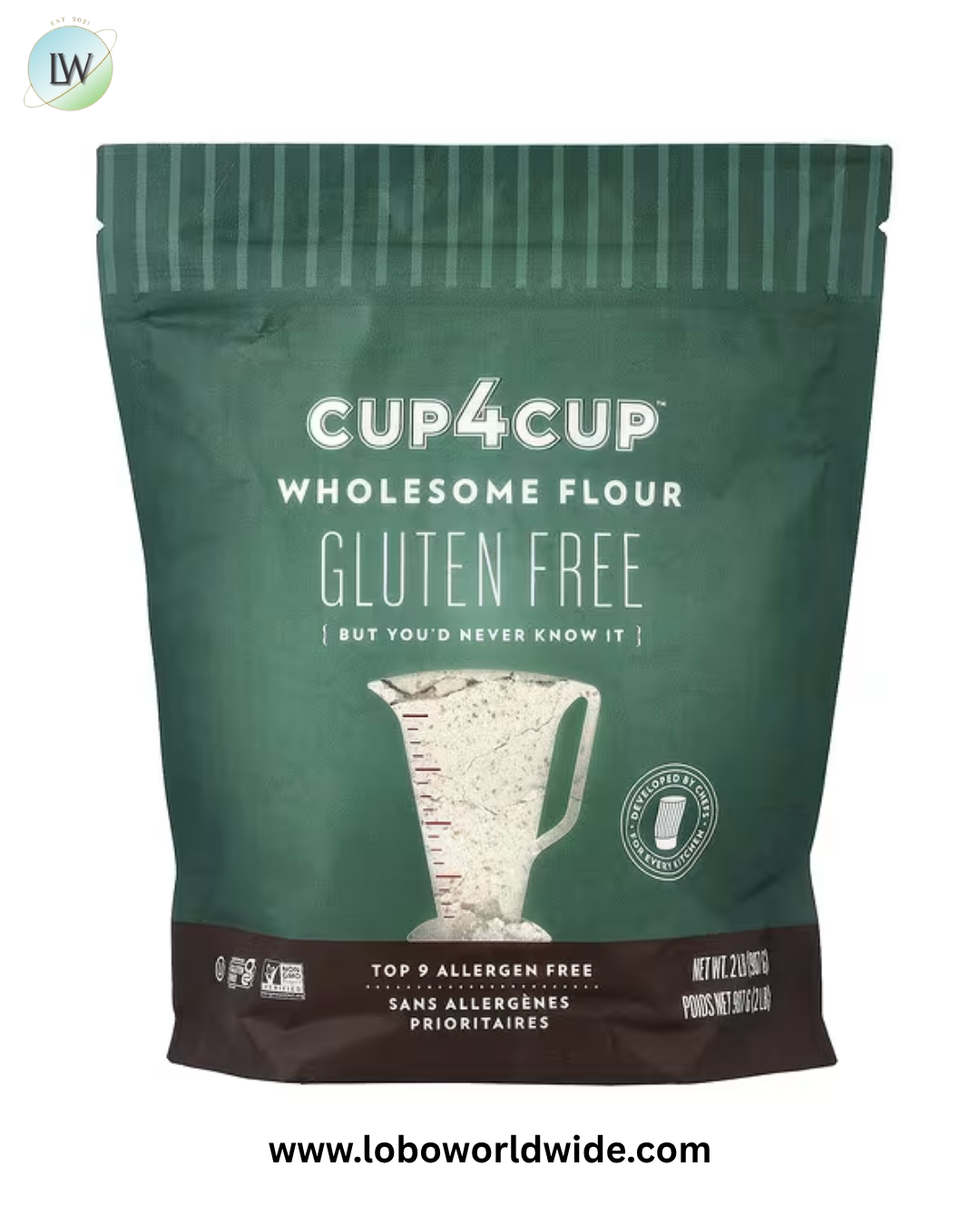 Cup4Cup, Wholesome Flour, Gluten Free, 2 lbs (907 g)
