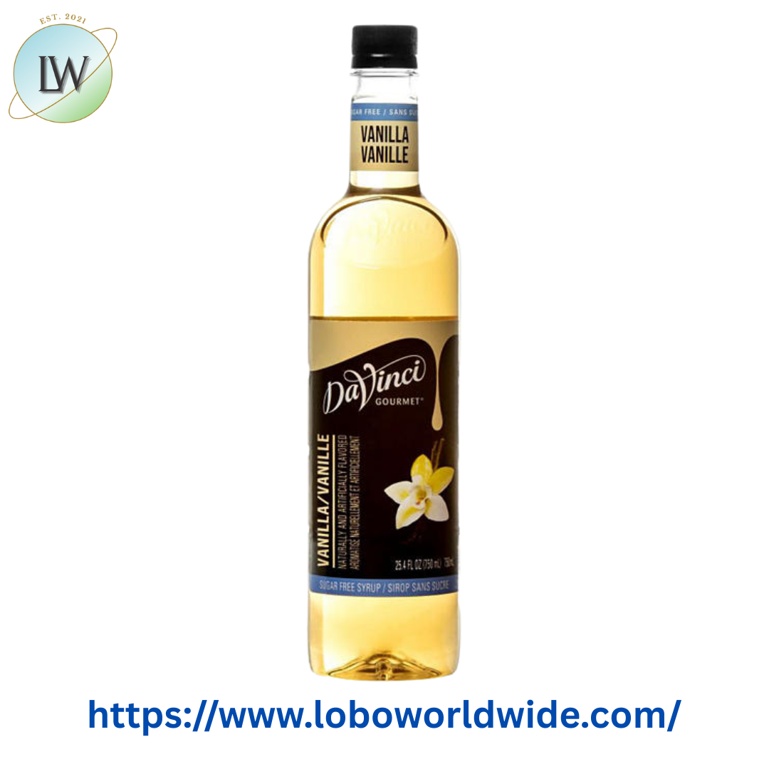 DaVinci Gourmet Sugar Free Vanilla Flavoring Syrup 750 mL