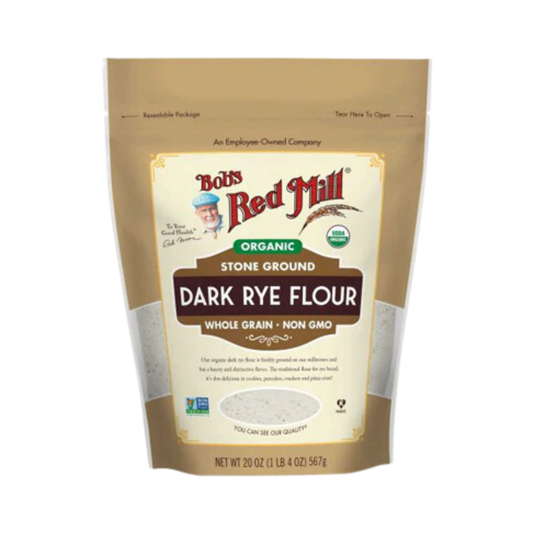 Bob's Red Mill Organic Stone Groun Dark Rye Flour, 20 oz