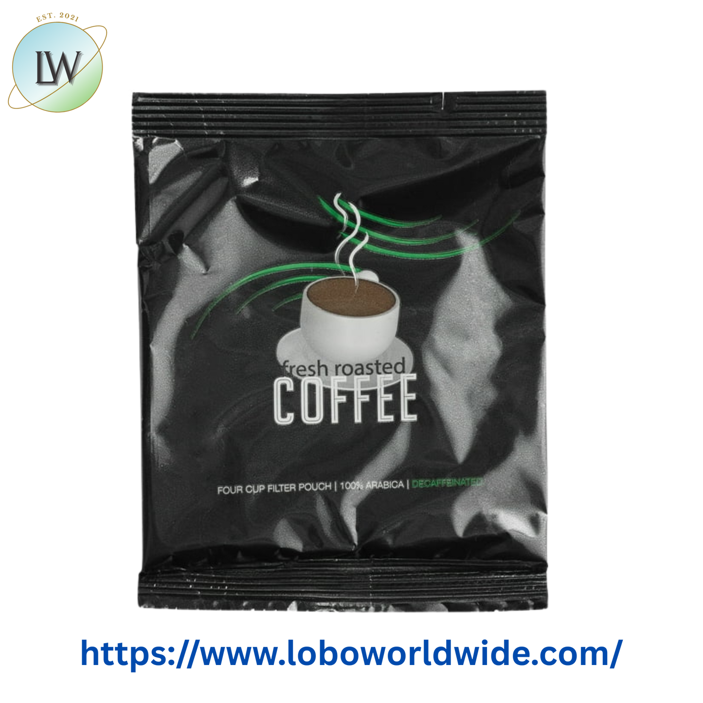 Decaf Room Service 4-Cup Coffee Filter Pack - 200/Case