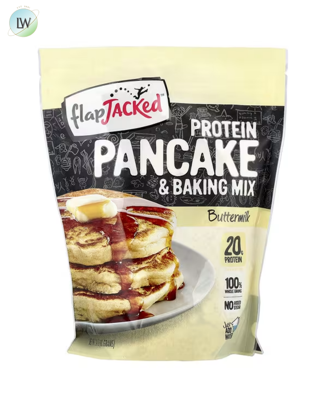 FlapJacked, Protein Pancake & Baking Mix, Buttermilk, 24 oz (680 g)