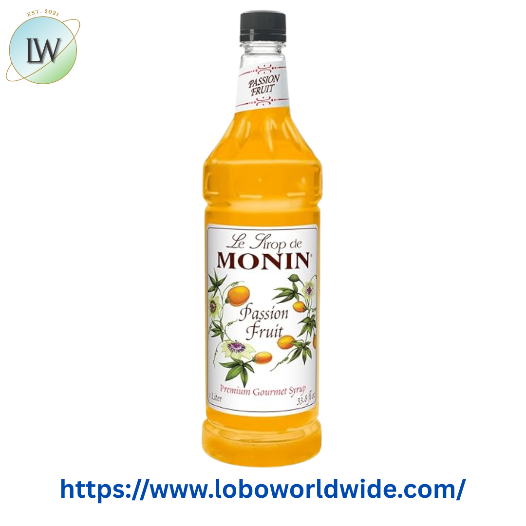 Monin Premium Passion Fruit Flavoring / Fruit Syrup 1 Liter