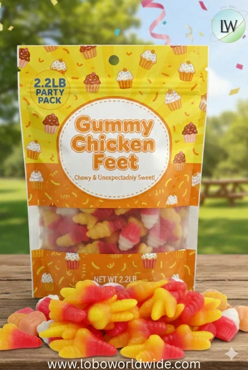 Gummy Chicken Feet (Various Sizes)