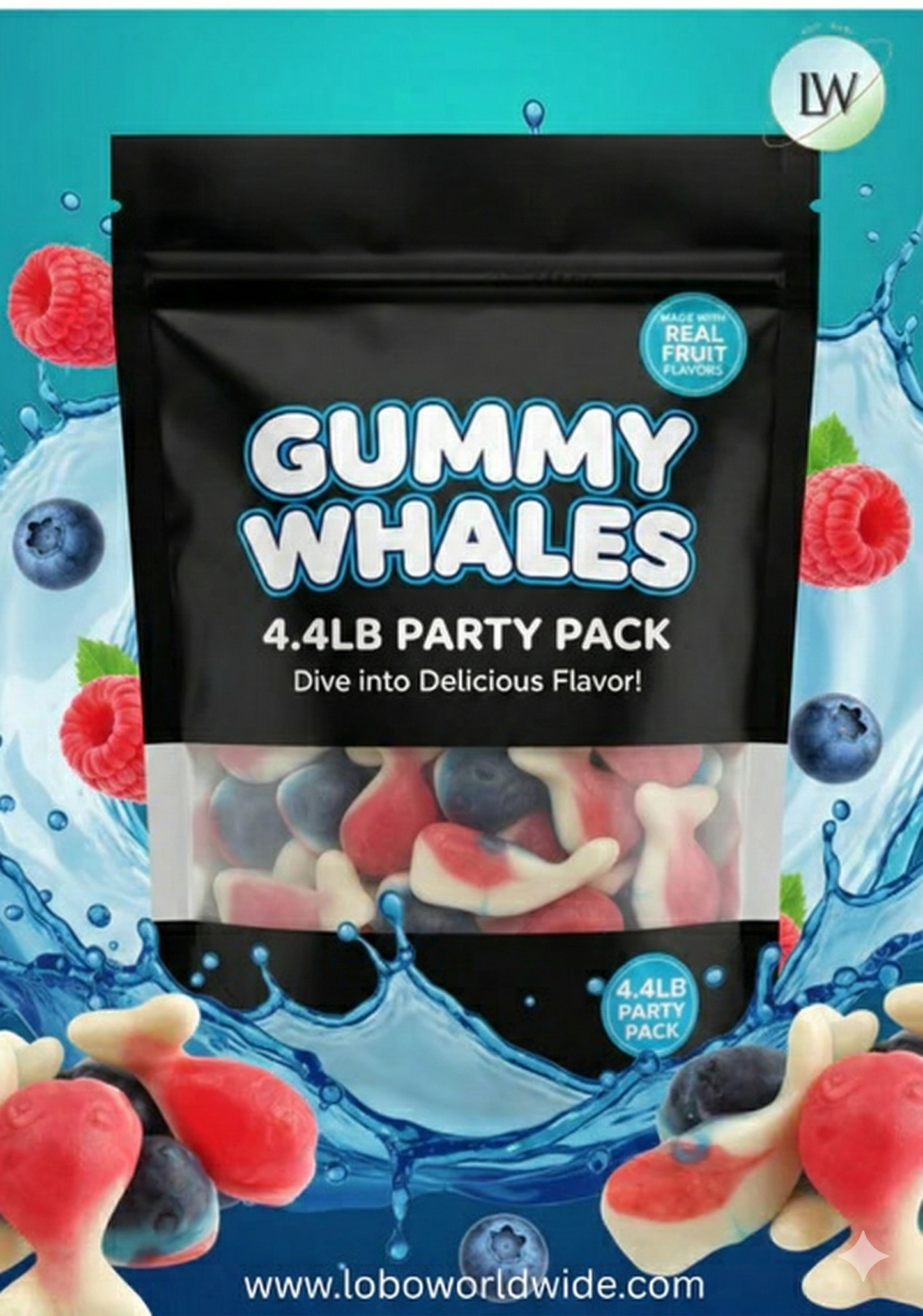 Gummy Whales(Various Sizes)