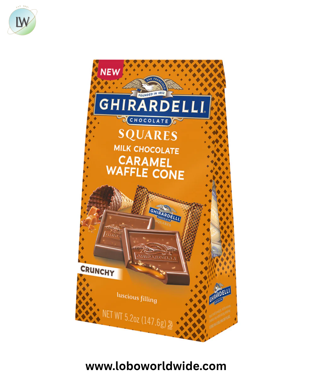 Ghirardelli Milk Chocolate Caramel - 6ct
