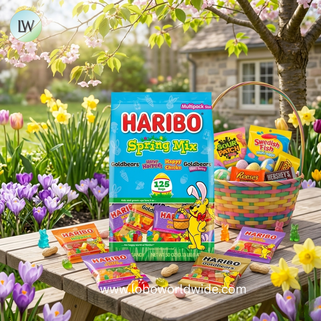 Haribo Spring Mix Gummy Candies, 125 ct.