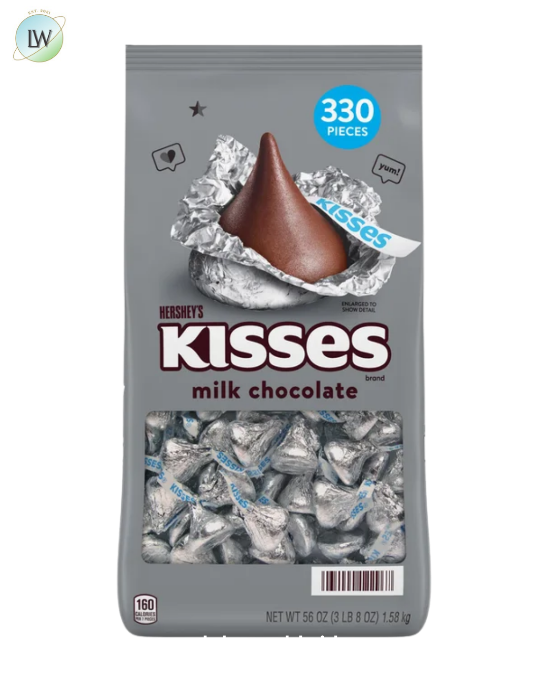 Hershey's Chocolate Kisses, 56 oz