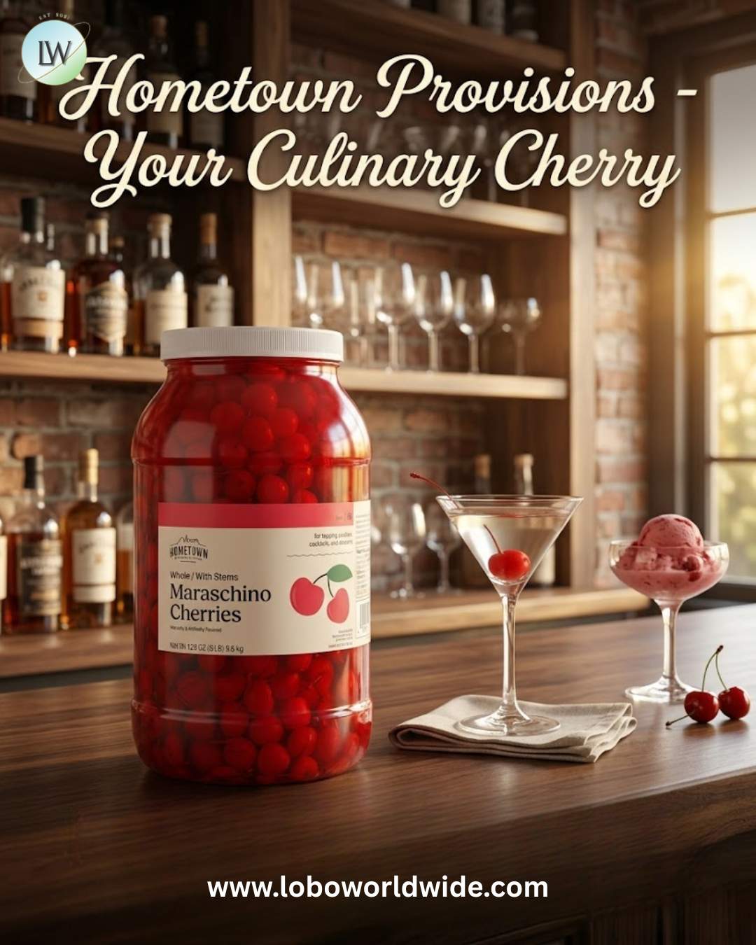 Hometown Provisions Maraschino Cherries 1 Gallon