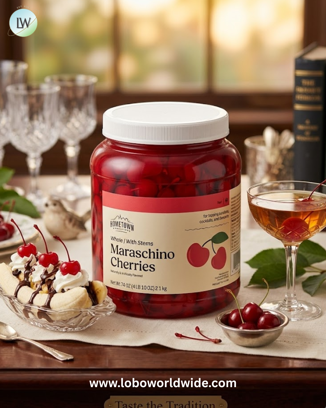 Hometown Provisions Maraschino Cherries 74 oz.