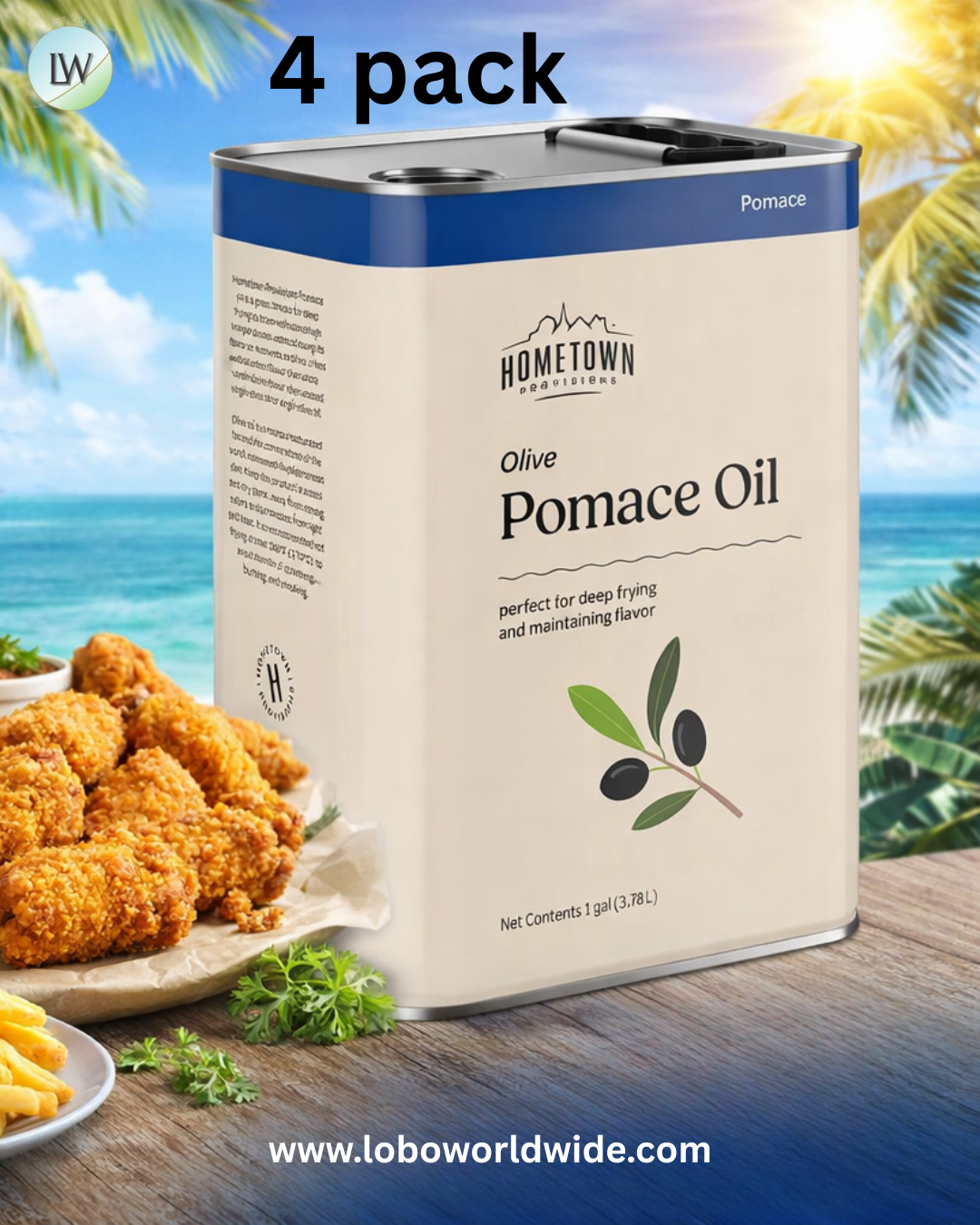 Hometown Provisions Olive Oil - 4/case