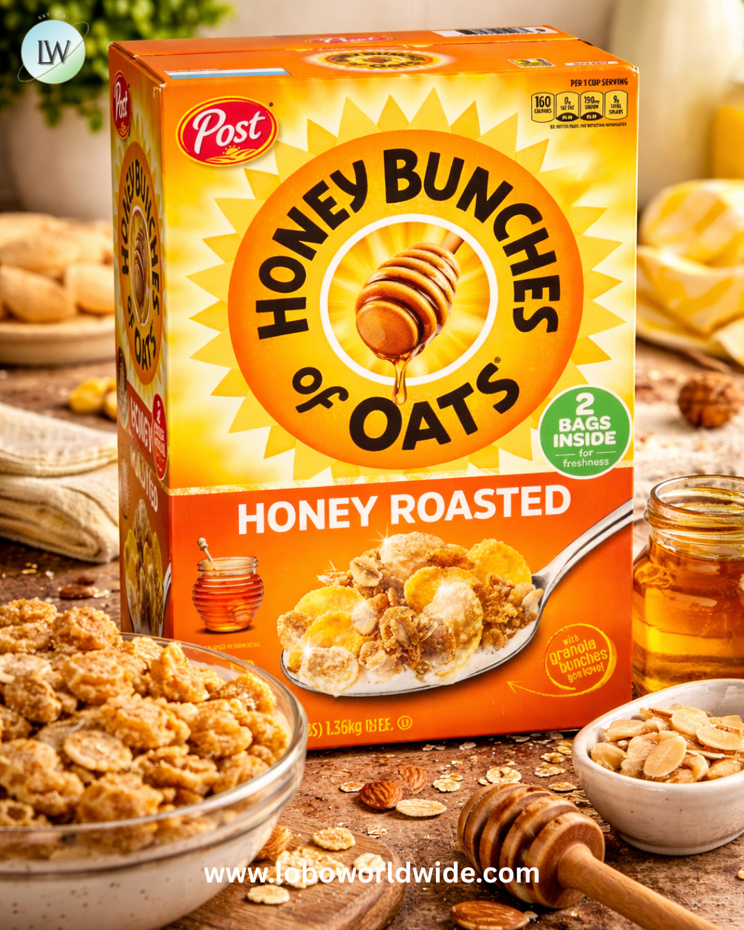 Honey Bunches of Oats Cereal 48 oz.