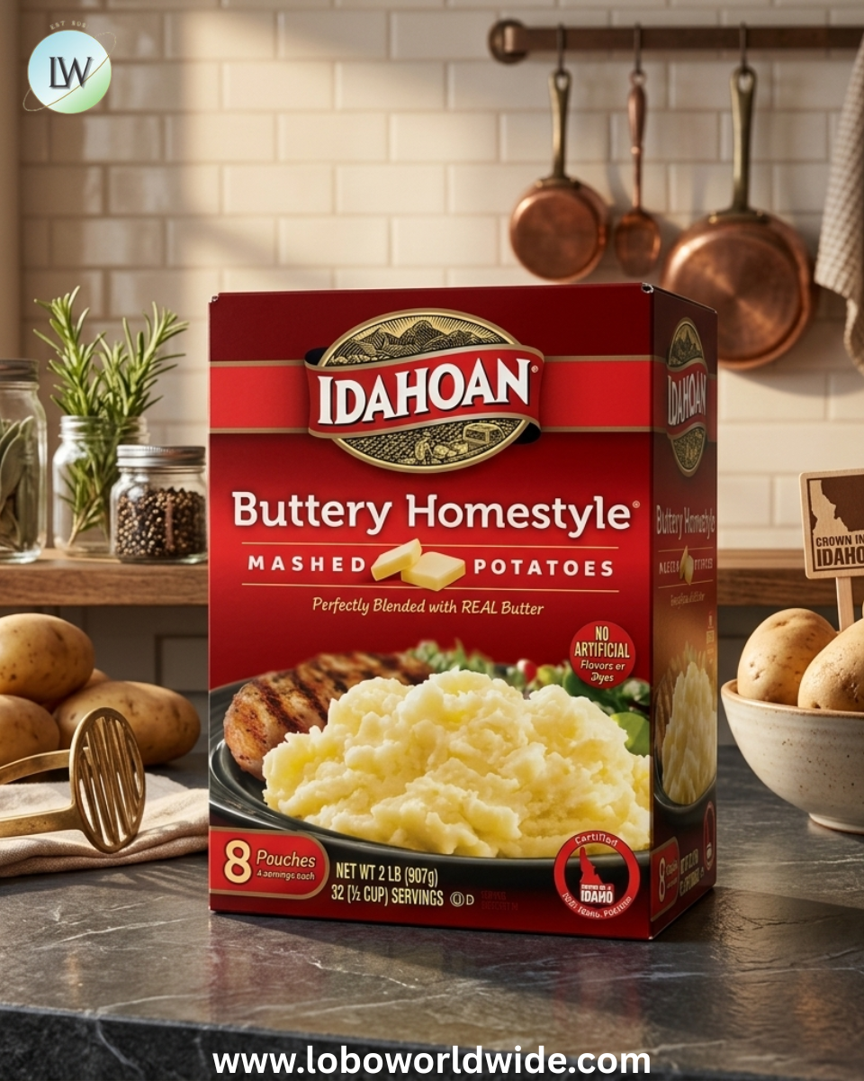Idahoan Buttery Homestyle Mashed Potatoes 8 pk.