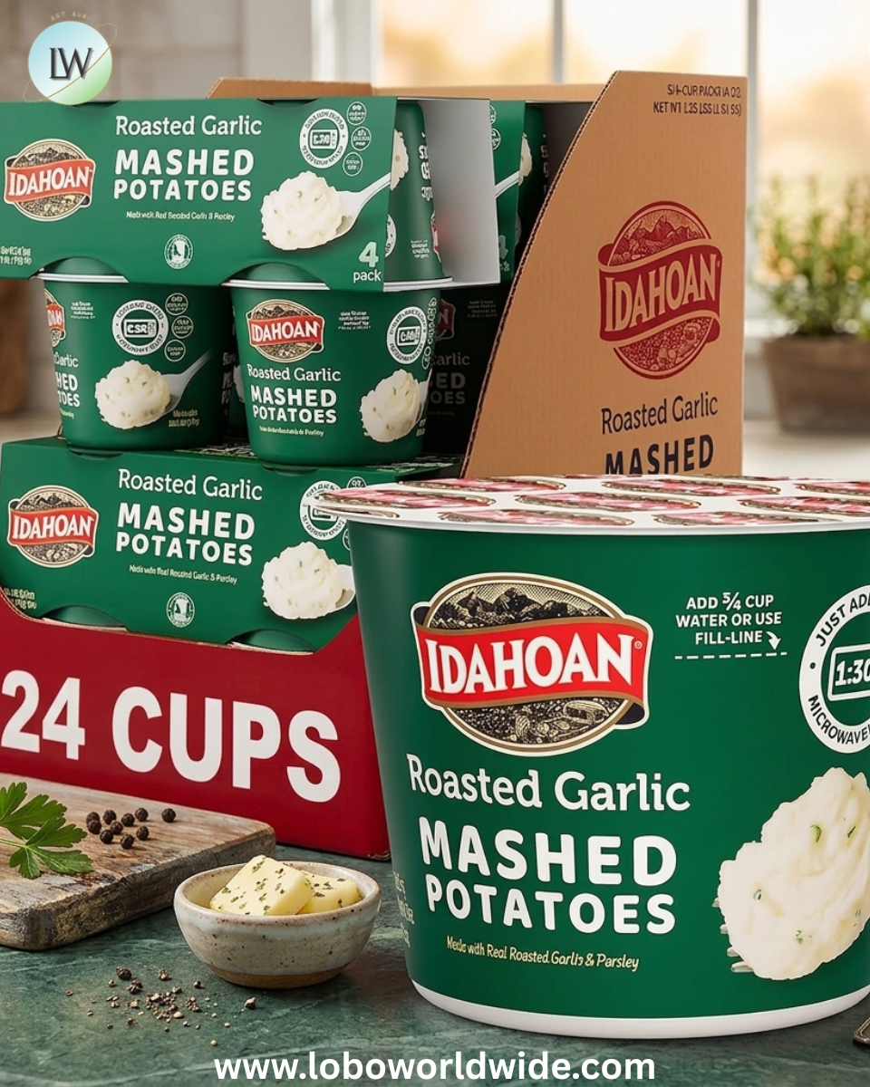 Idahoan Mashed Potatoes Cup, 1.5oz (Pack of 24)