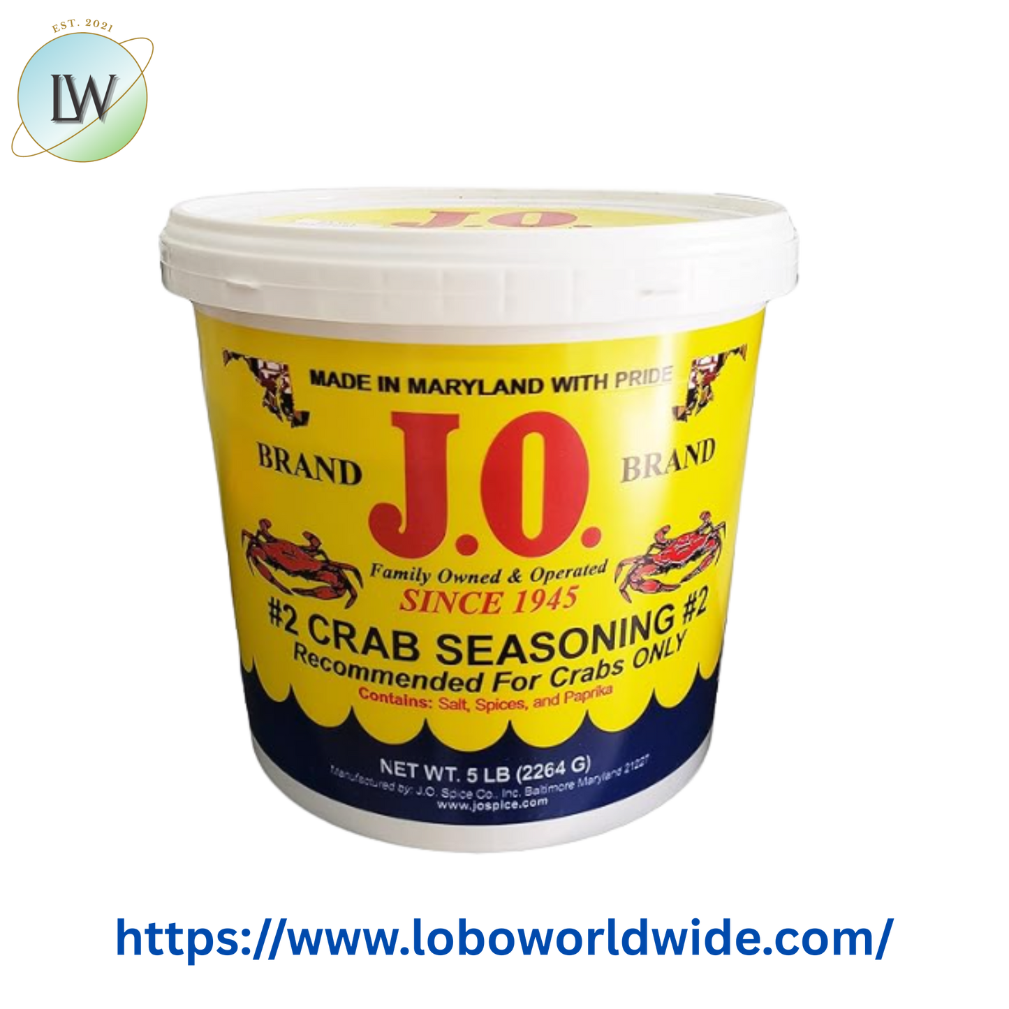 J.O. No. 2 Crab Seasoning
