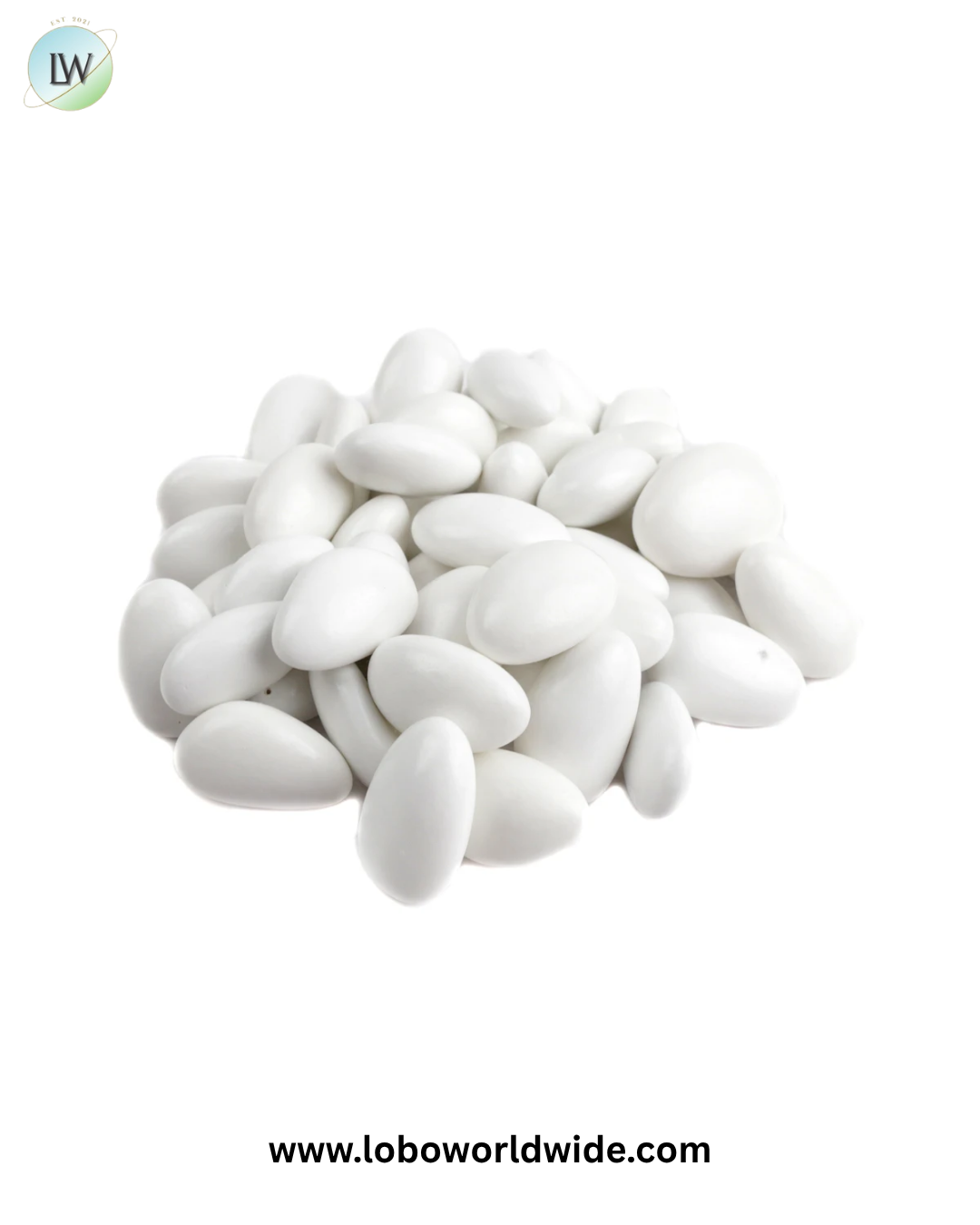 Jordan Almonds White