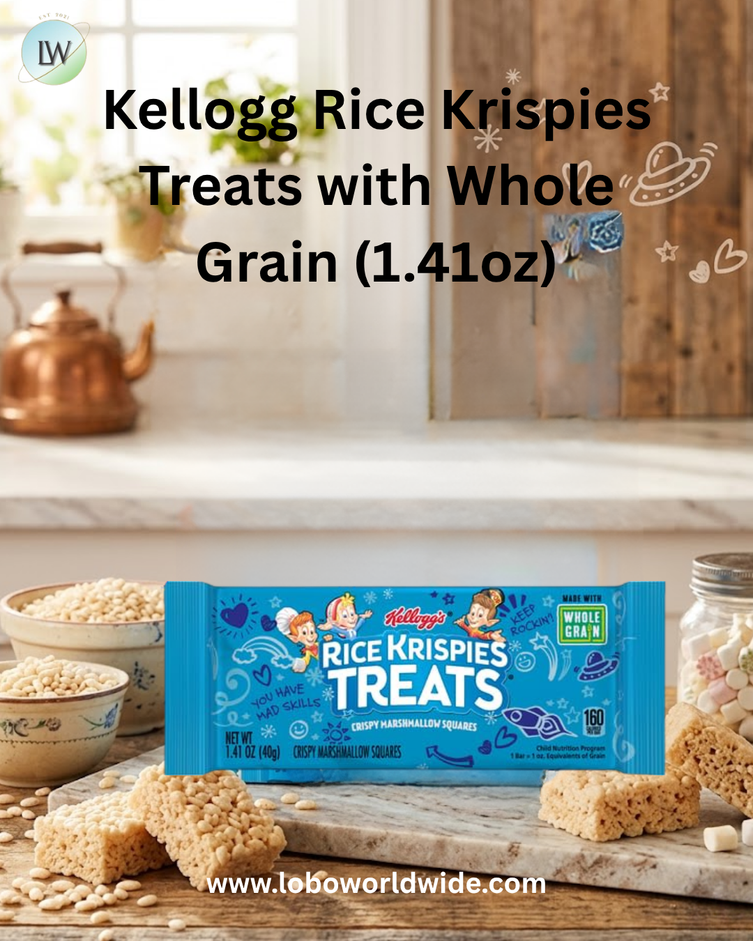 Kellogg Rice Krispies Treats with Whole Grain (1.41oz)