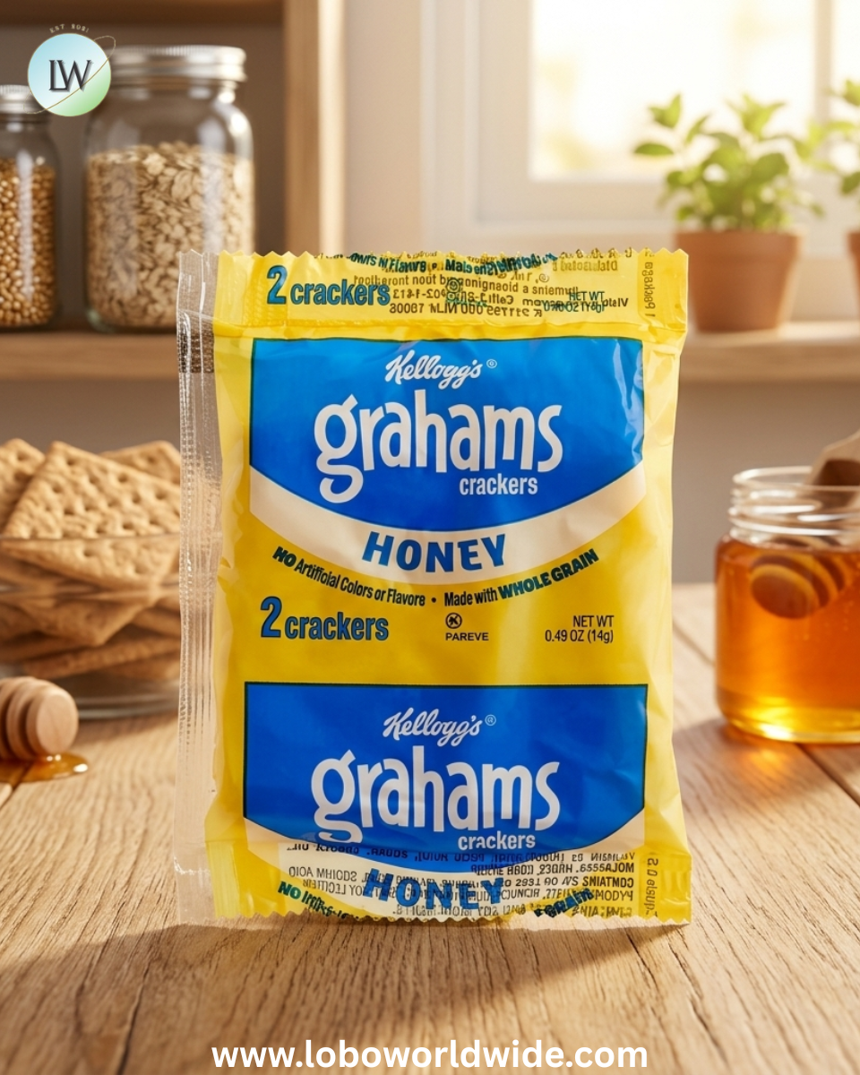 Kellogg's Honey Grahams 2-Pack - 200/Case