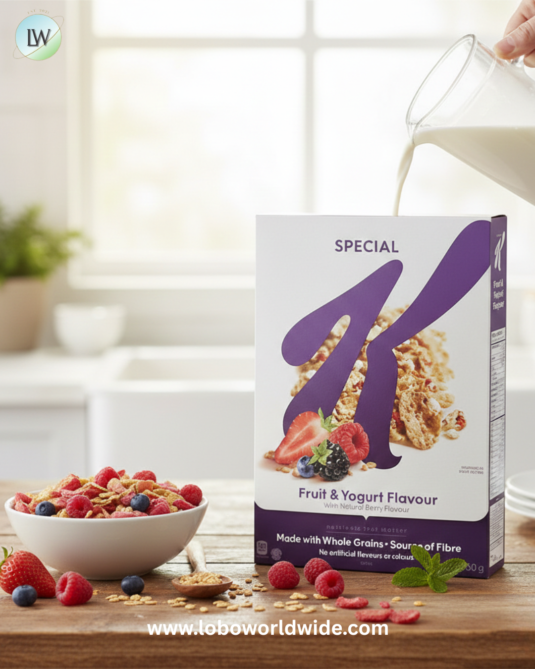 Special K, Fruit and Yogurt Cereal, 360 g