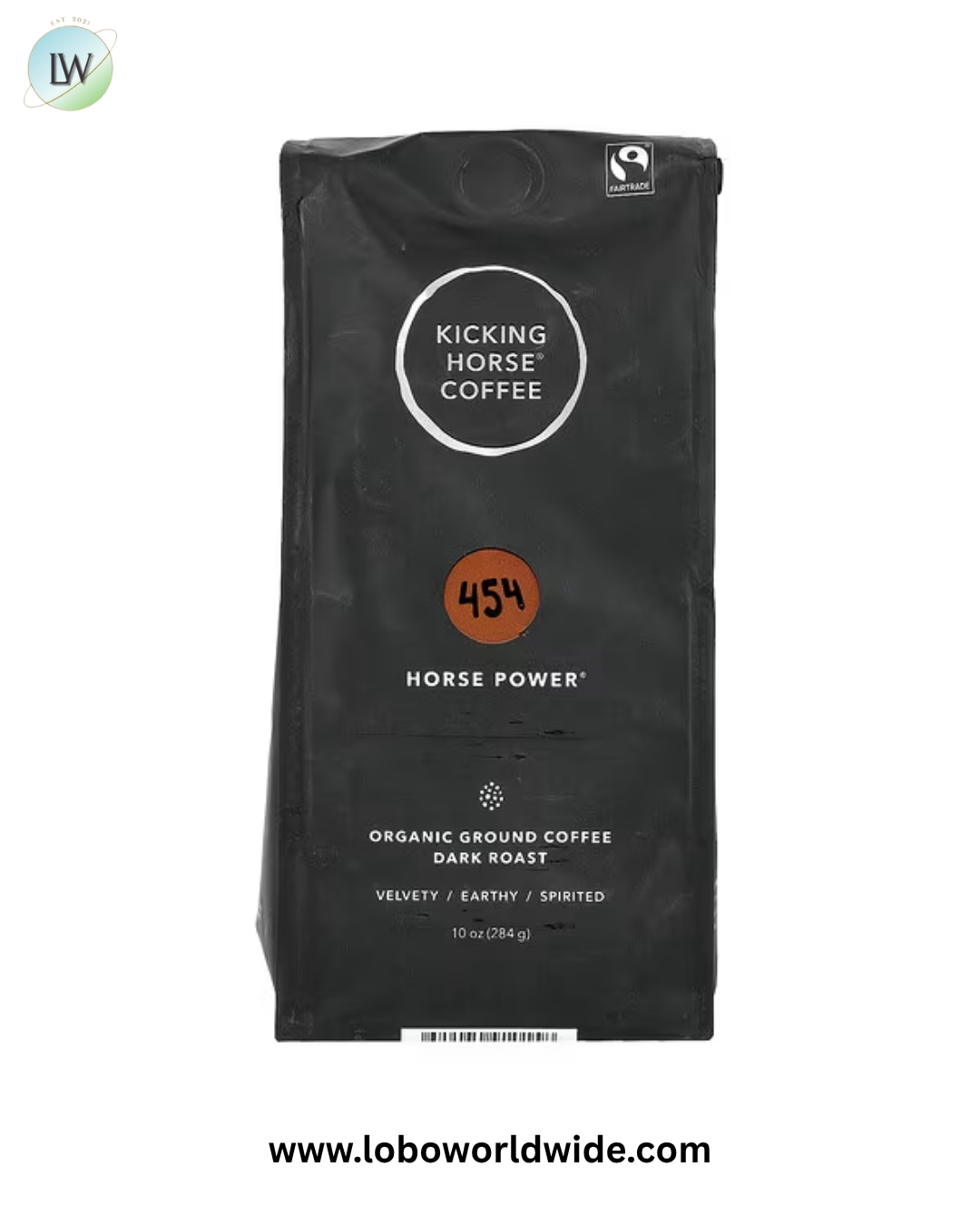 Kicking Horse, 454 Horse Power®, Organic Ground Coffee, Dark Roast, 10 oz (284 g)