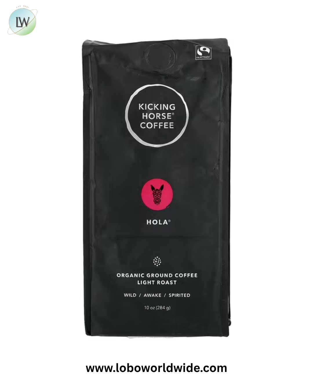 Kicking Horse, Organic Coffee, Hola®, Ground, Light Roast, 10 oz (284 g)