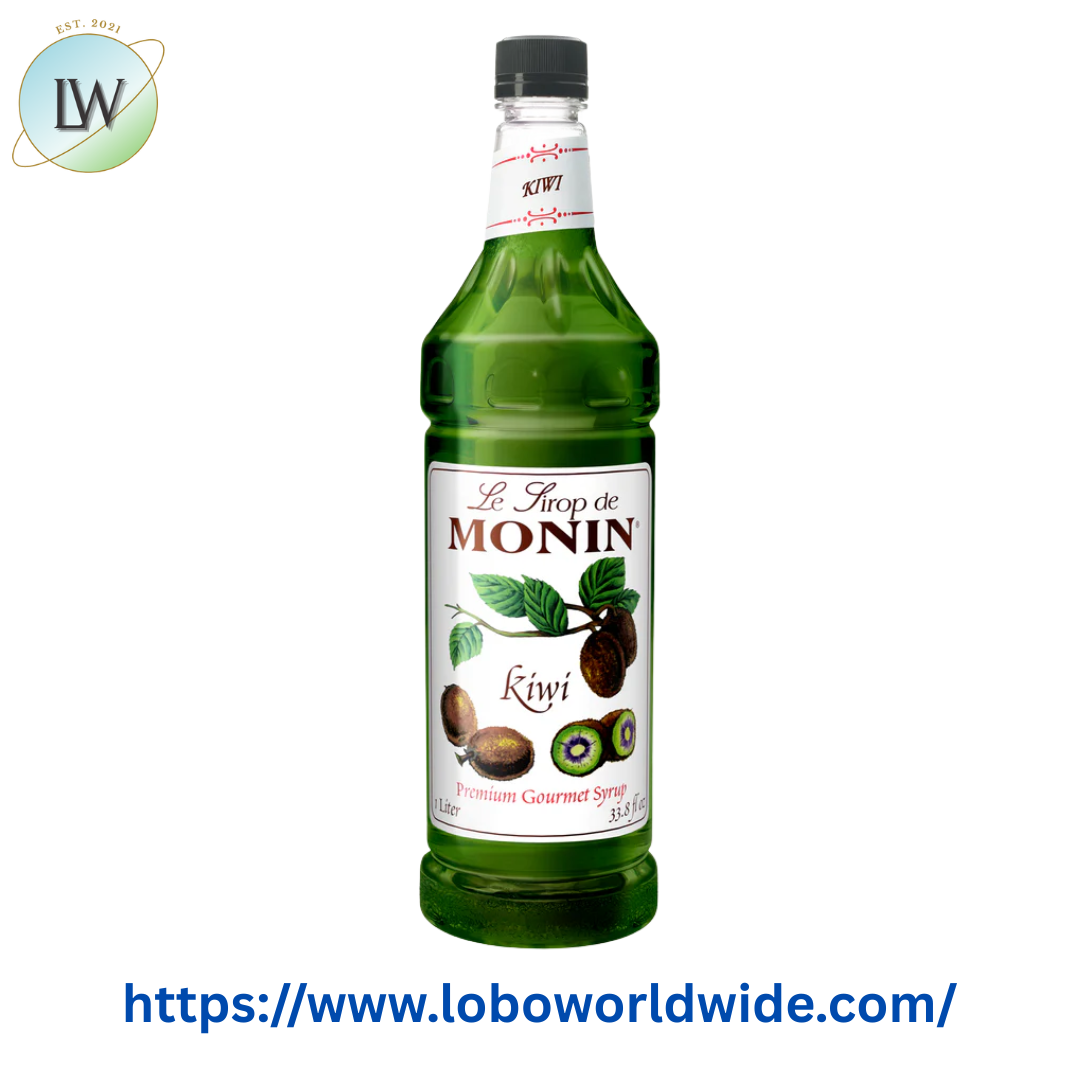 Monin Premium Kiwi Flavoring Fruit Syrup 1 Liter