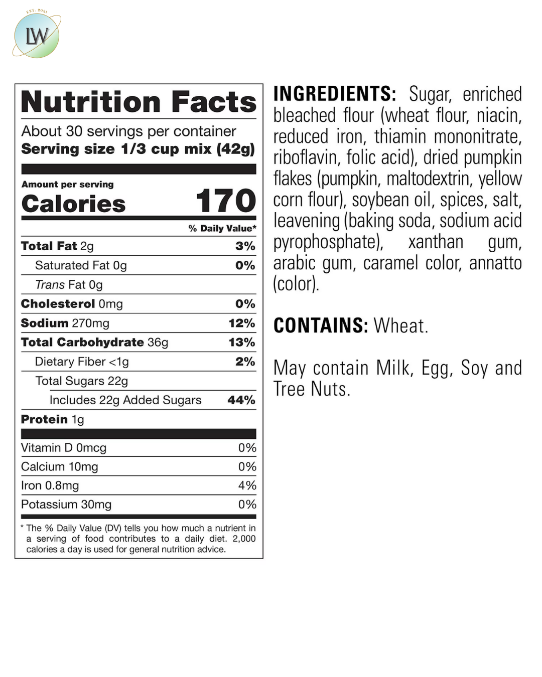Krusteaz Baking Mix, Pumpkin Spice, 15 oz, 3 pk.