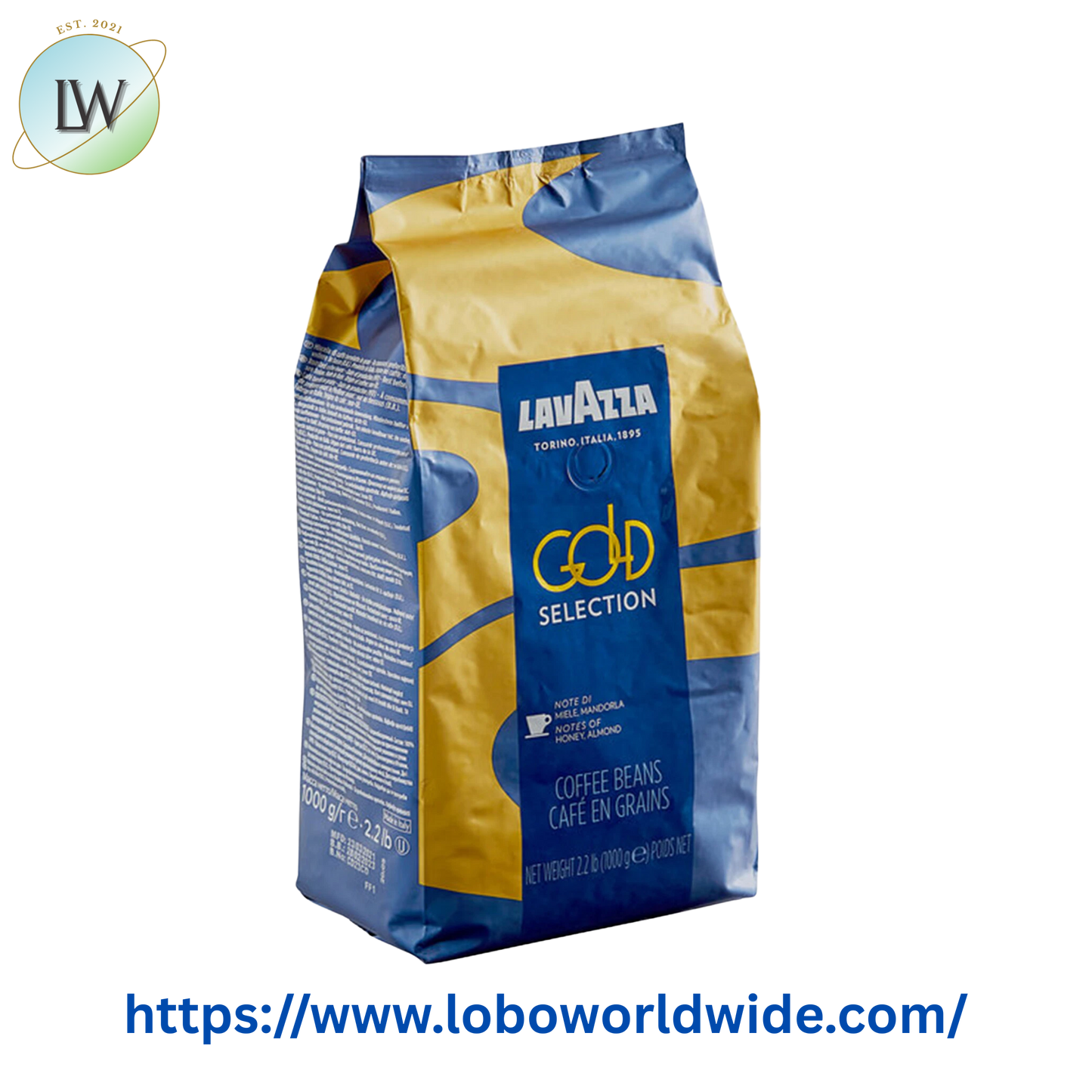 Lavazza Gold Selection Whole Bean Espresso 2.2 lb.