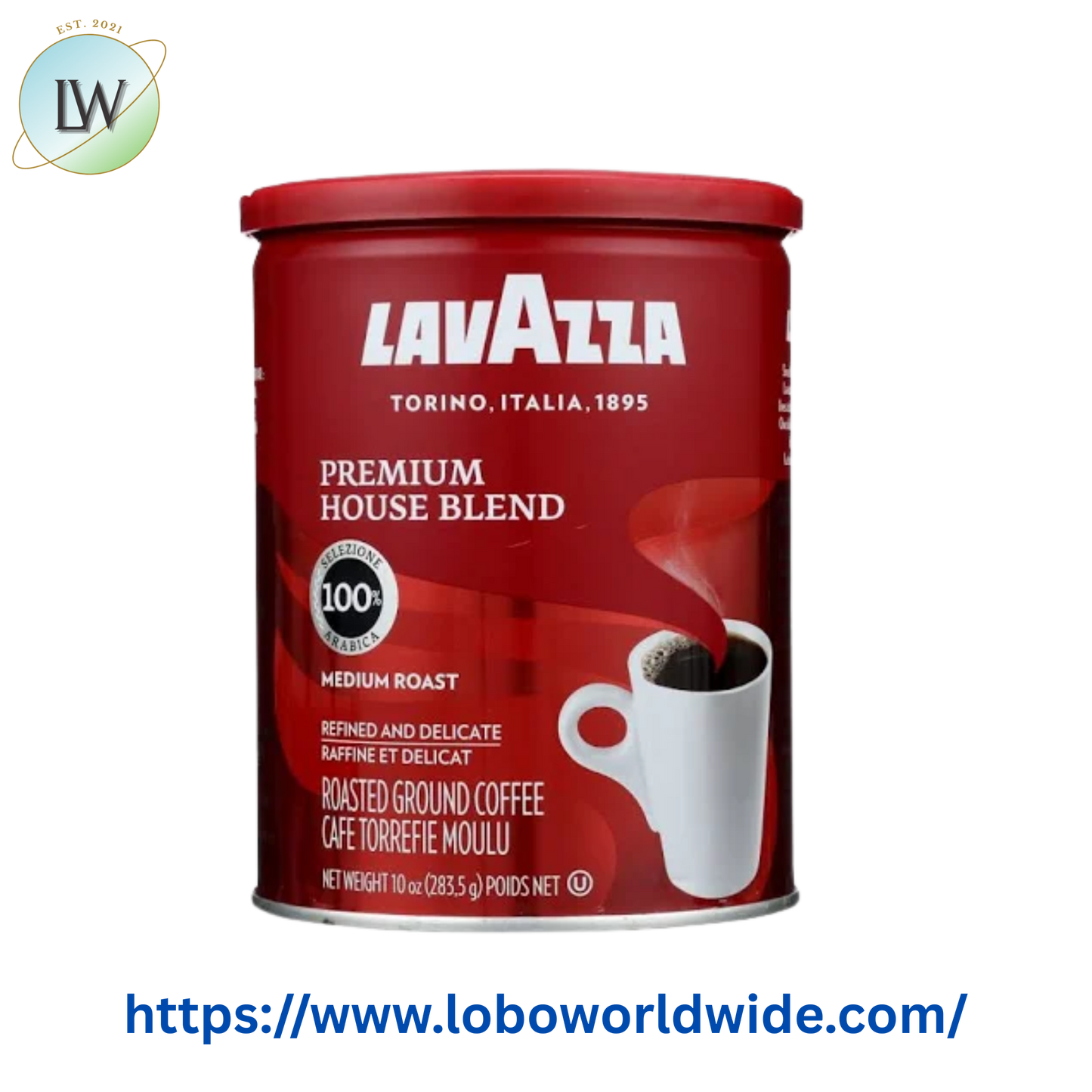 Lavazza Premium House Blend Ground Coffee 10 oz.