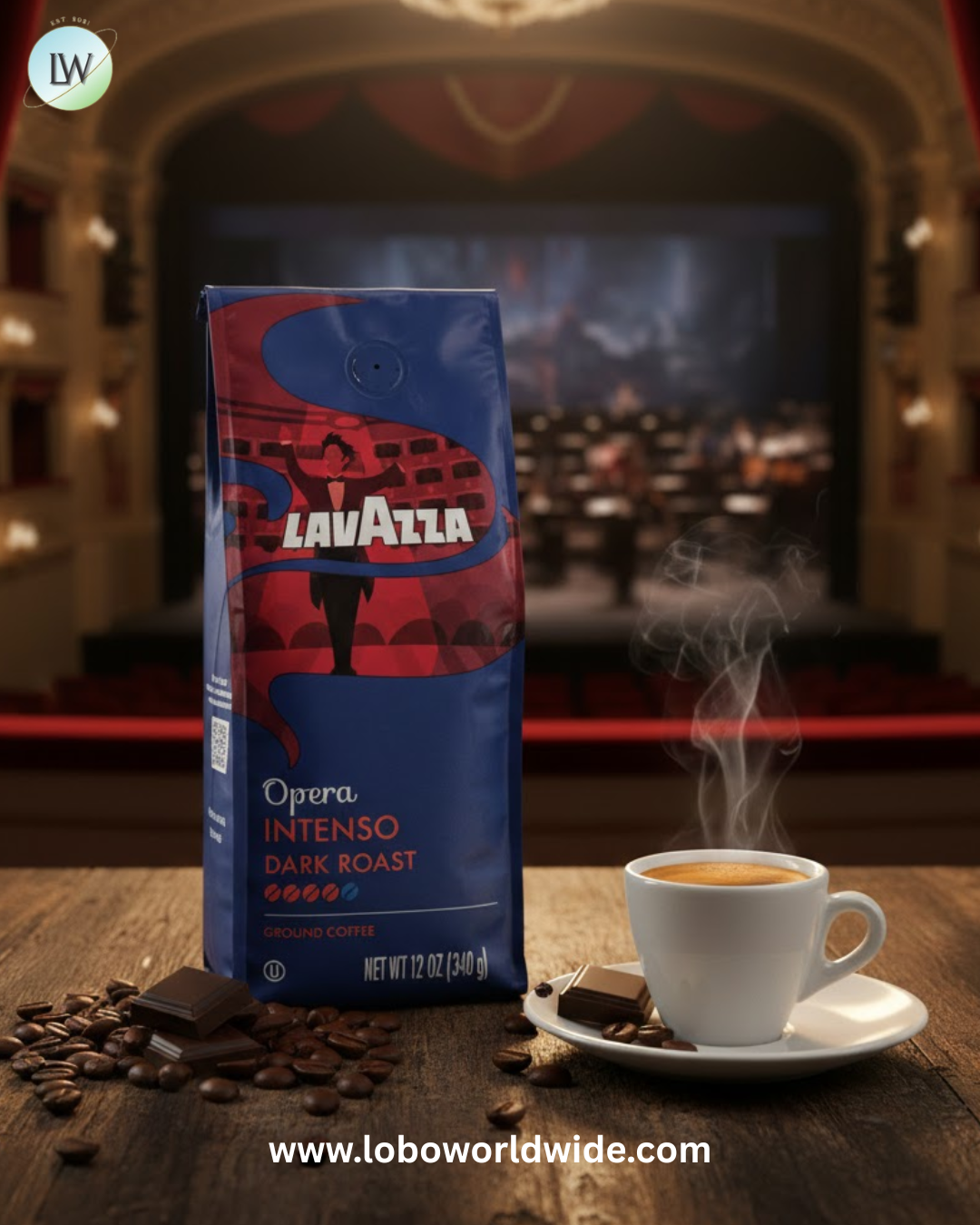 Lavazza Intenso Ground Coffee 12 oz.
