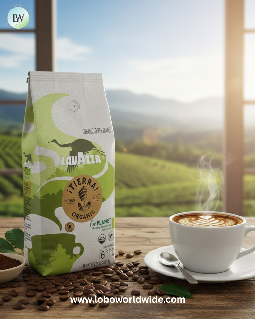 Lavazza Organic Tierra! Alteco Whole Bean Filter Coffee 2.2 lb.