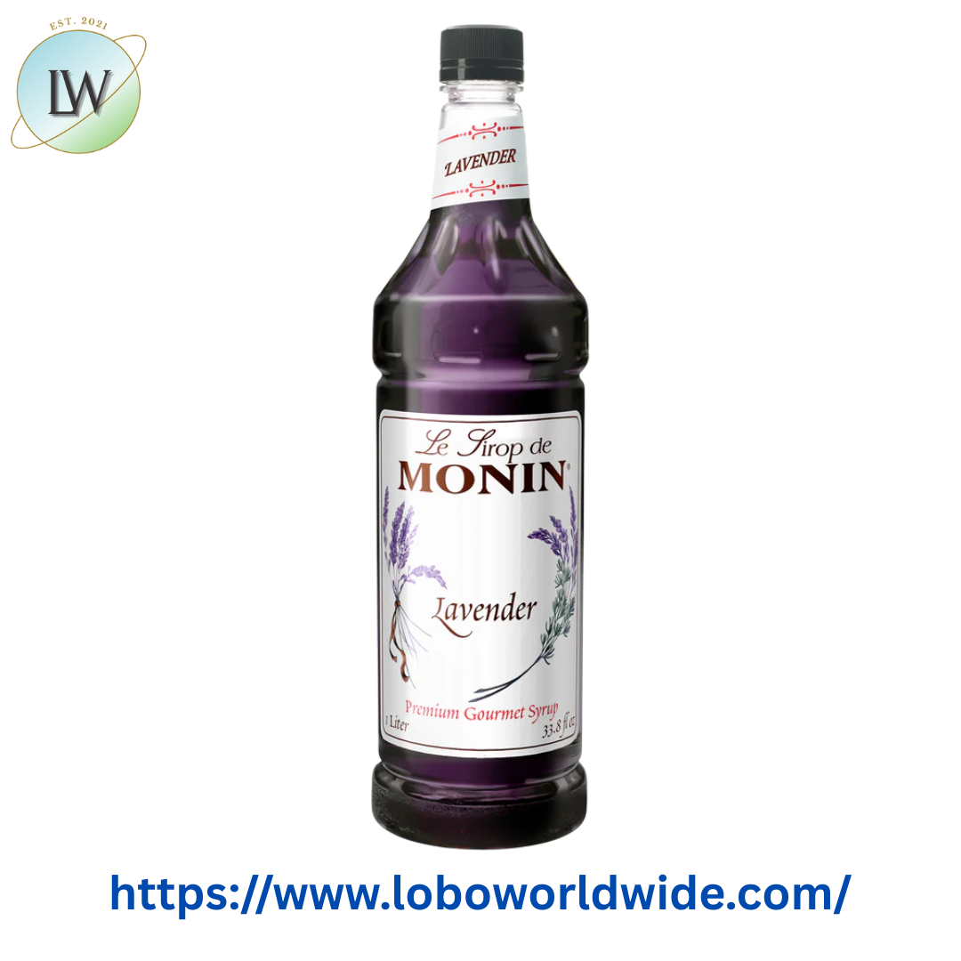 Monin Premium Lavender Flavoring Syrup 1 Liter