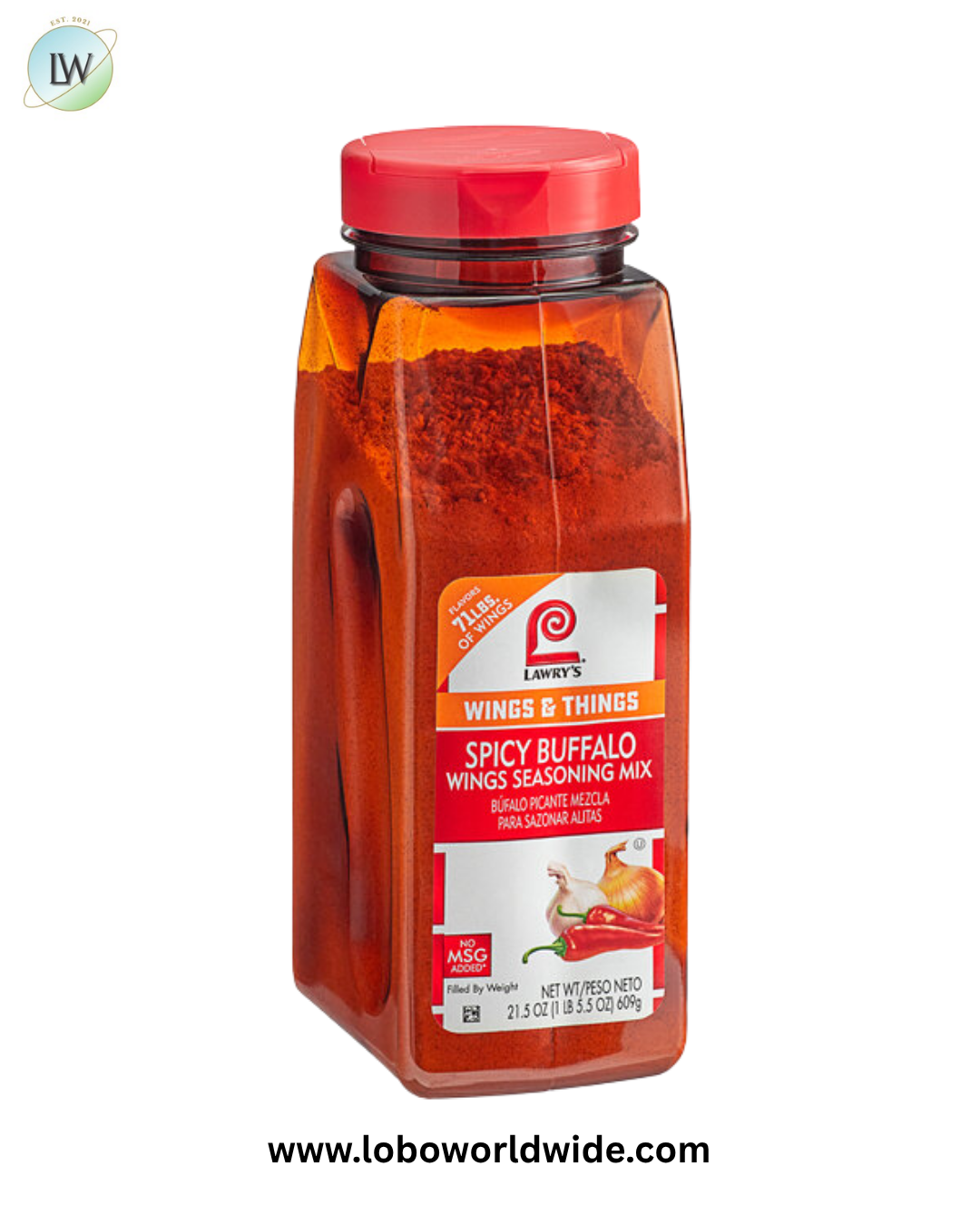 Lawry's 21.5 oz. Spicy Buffalo Wing Seasoning Mix