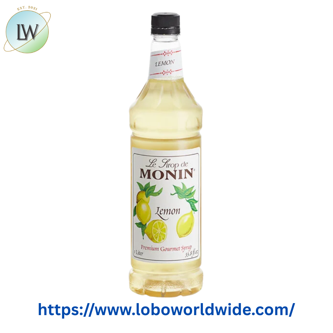 Monin Premium Lemon Flavoring / Fruit Syrup 1 Liter
