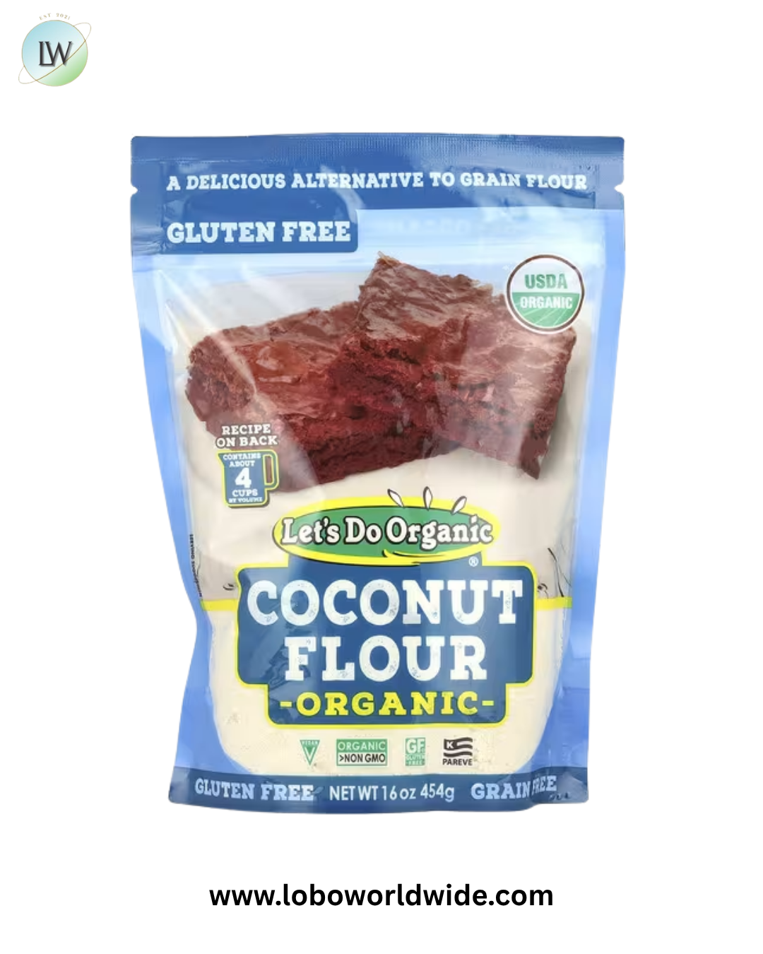 Let's Do Organic, Let's Do Organic®, Coconut Flour, 16 oz (454 g)