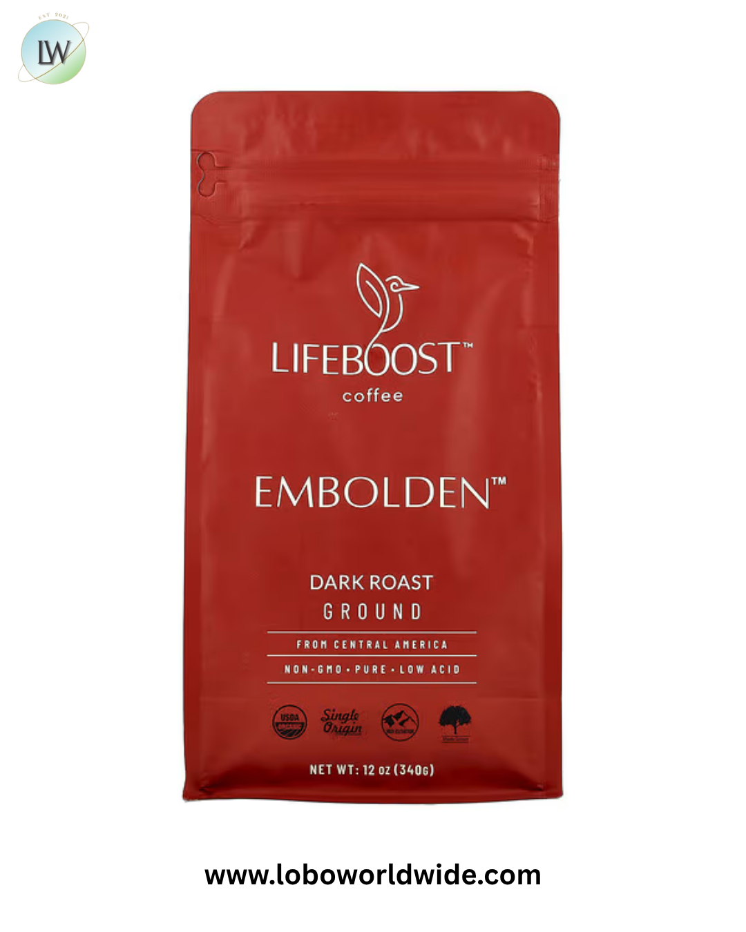 Lifeboost, Coffee, Ground, 12 oz (340 g)