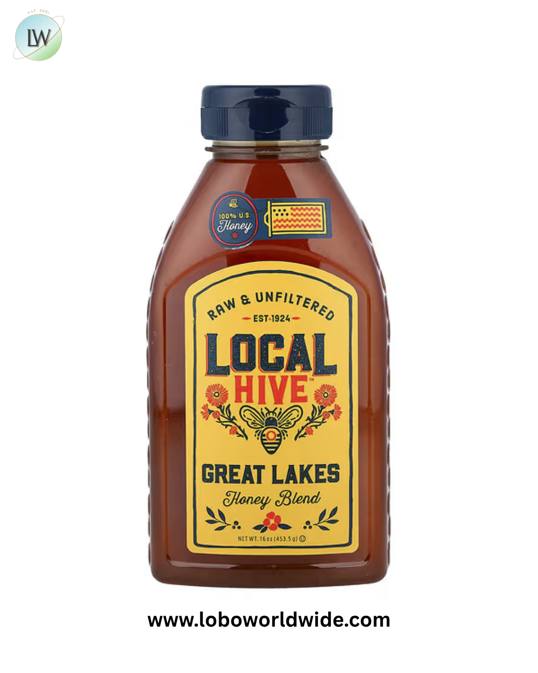 Local Hive, Honey Blend, Raw & Unfiltered, 16 oz (453.5 g)