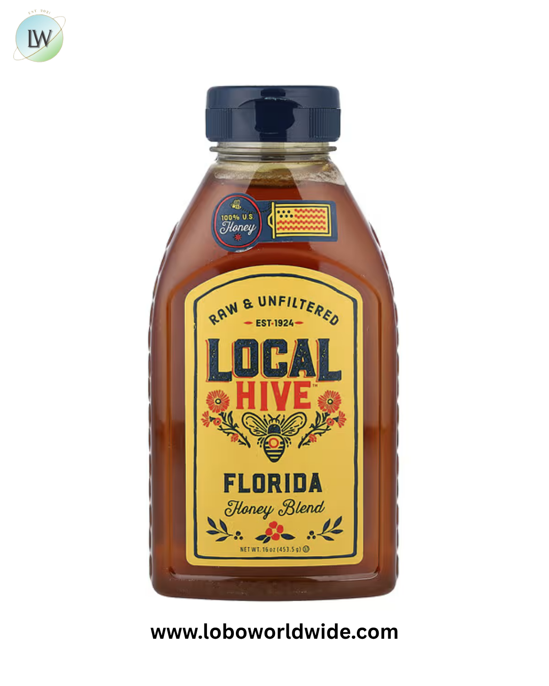 Local Hive, Honey Blend, Raw & Unfiltered, 16 oz (453.5 g)