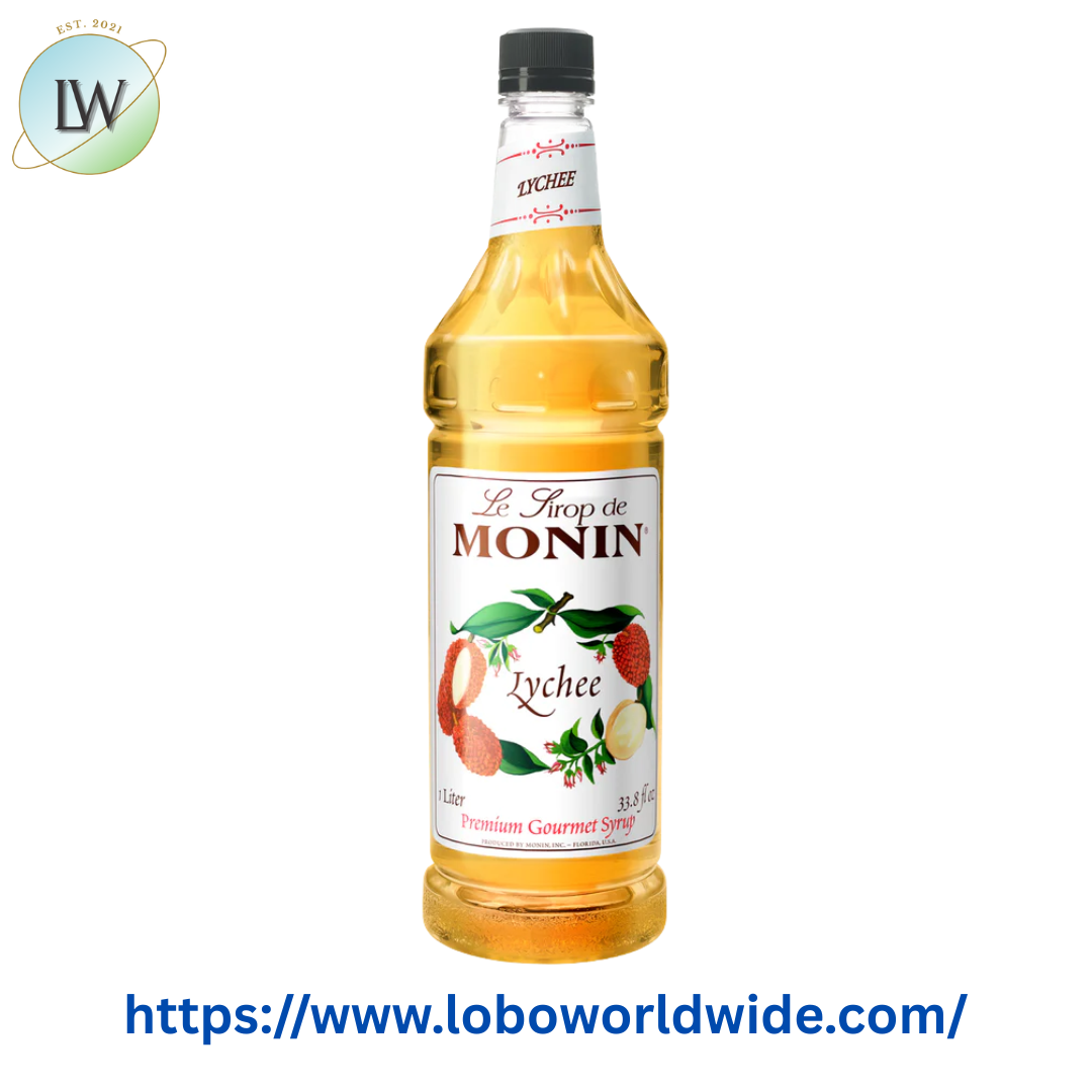 Monin Premium Lychee Flavoring Syrup 1 Liter