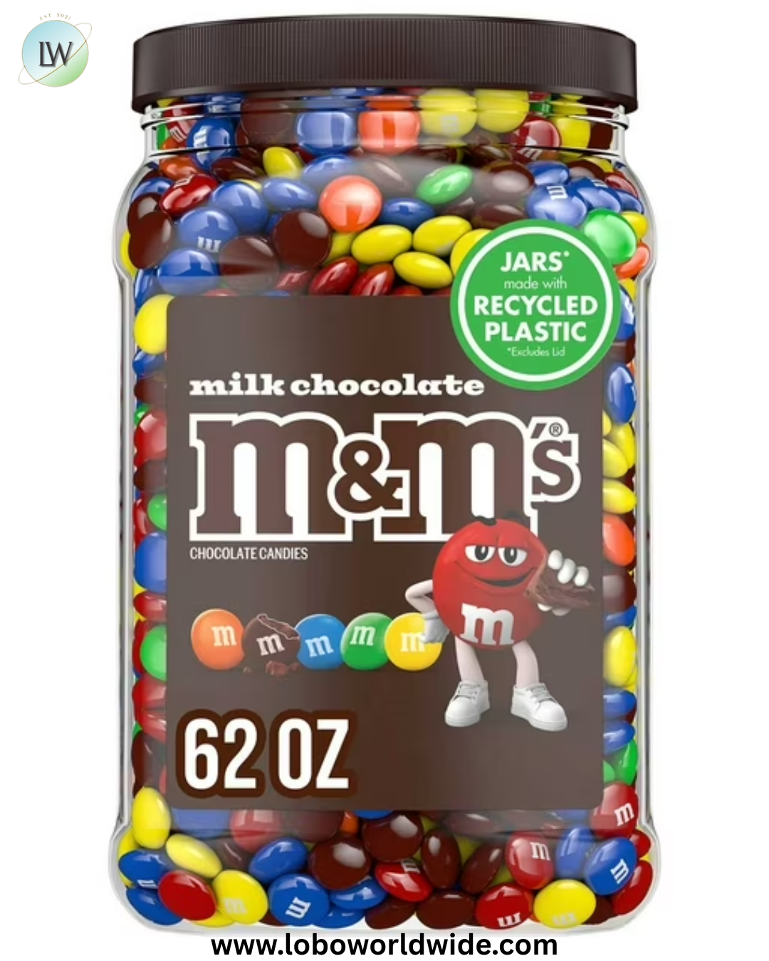 M&M'S Milk Chocolate Candy, 62 oz.