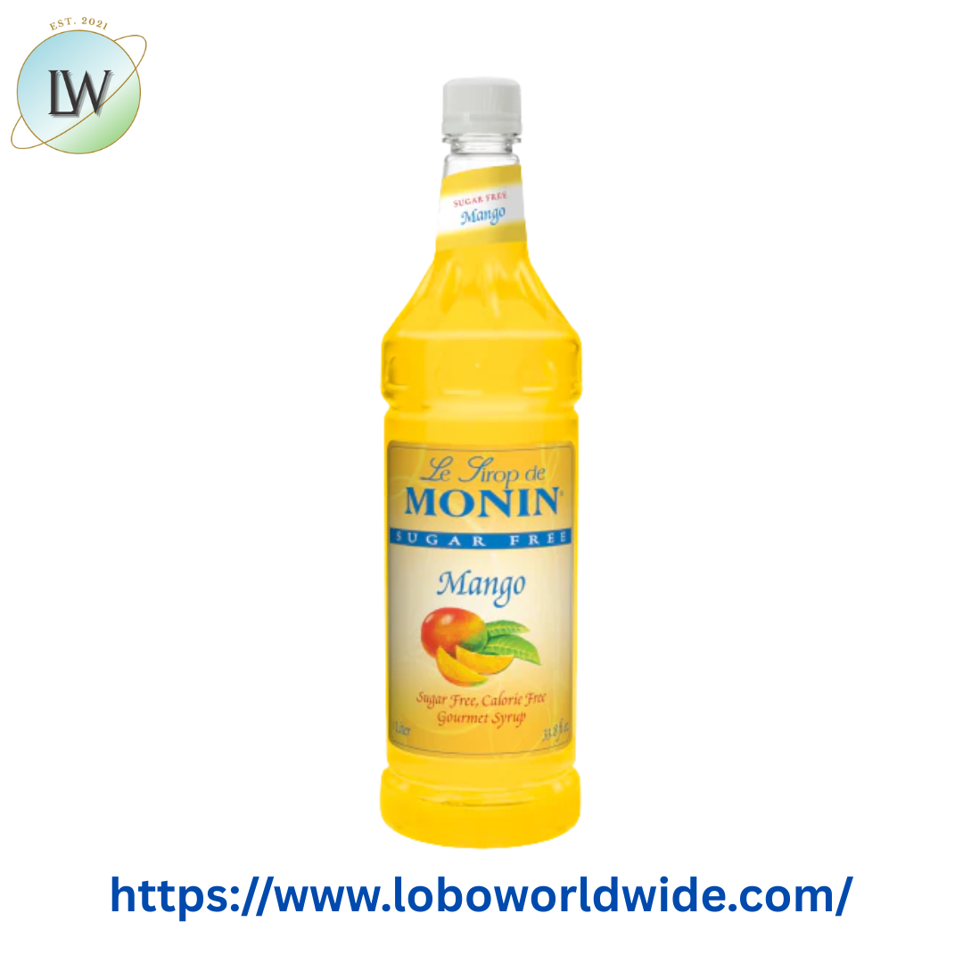 Monin Sugar Free Mango Flavoring Syrup 1 Liter