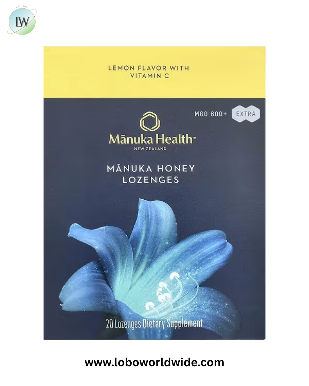 Manuka Health, Manuka Honey Lozenges, MGO 600+, 20 Lozenges