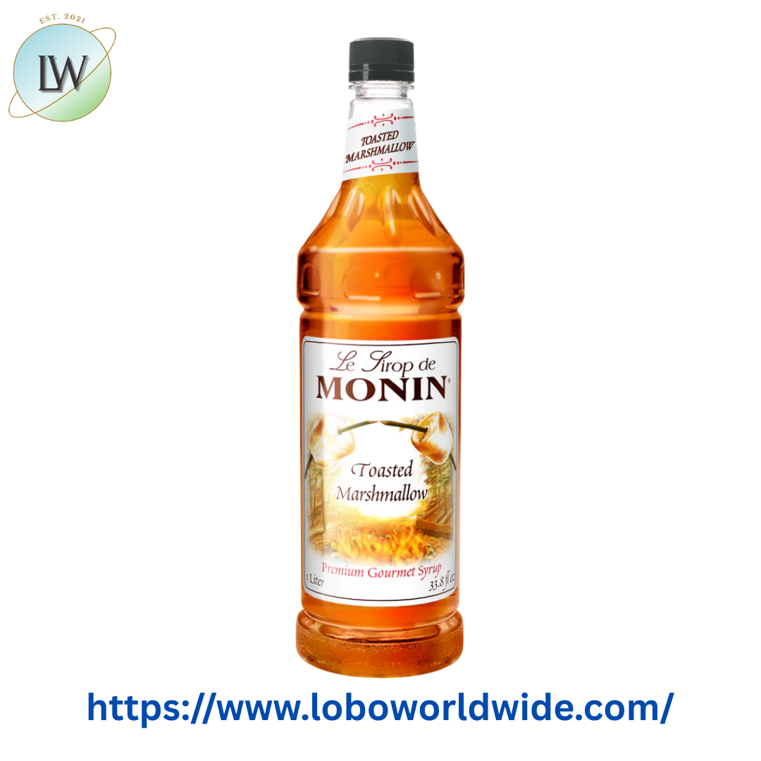 Monin Premium Toasted Marshmallow Flavoring Syrup 1 Liter