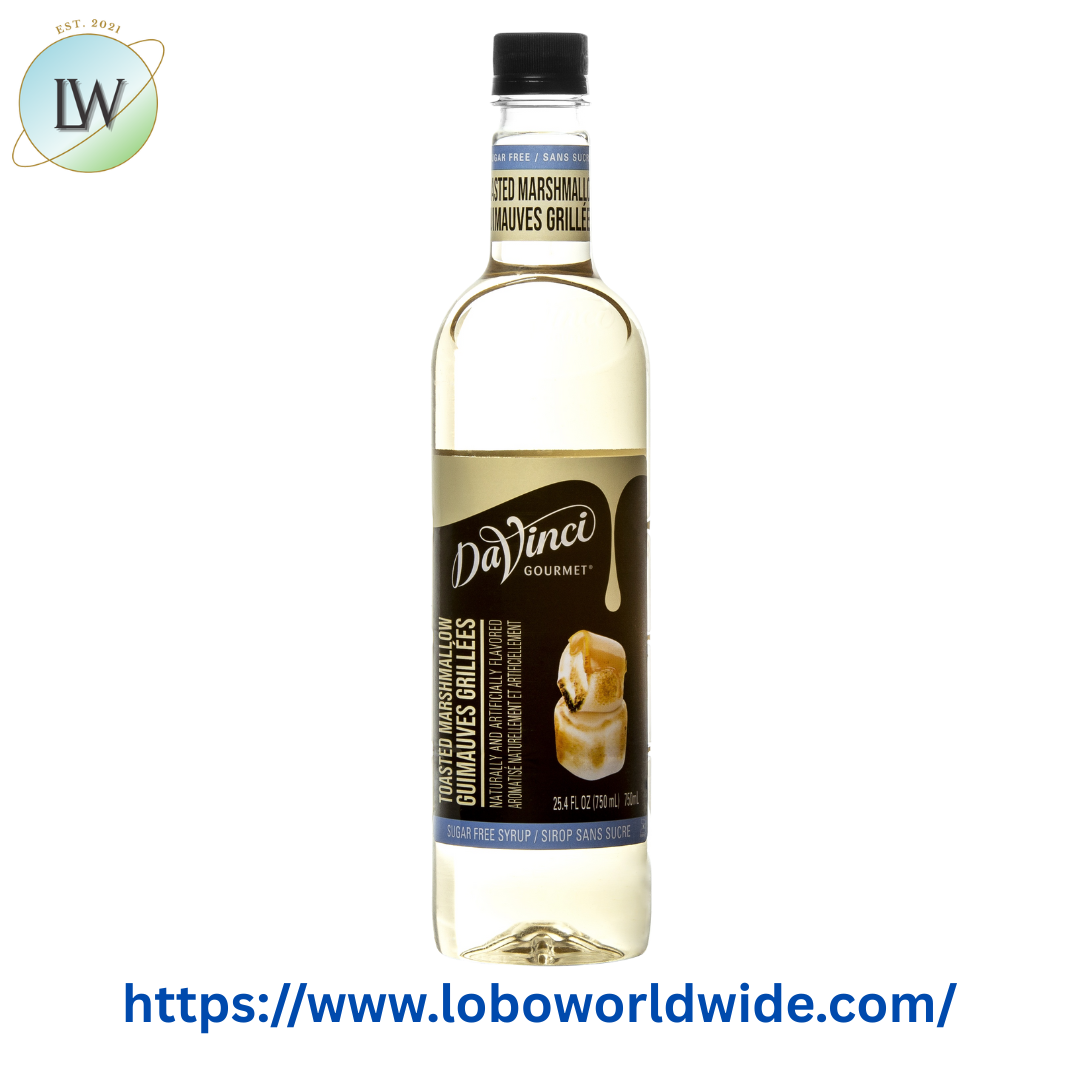 DaVinci Gourmet Sugar Free Toasted Marshmallow Flavoring Syrup 750 mL