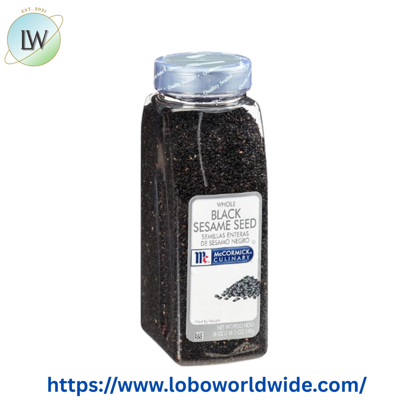 McCormick Culinary Black Sesame Seeds 18 oz.