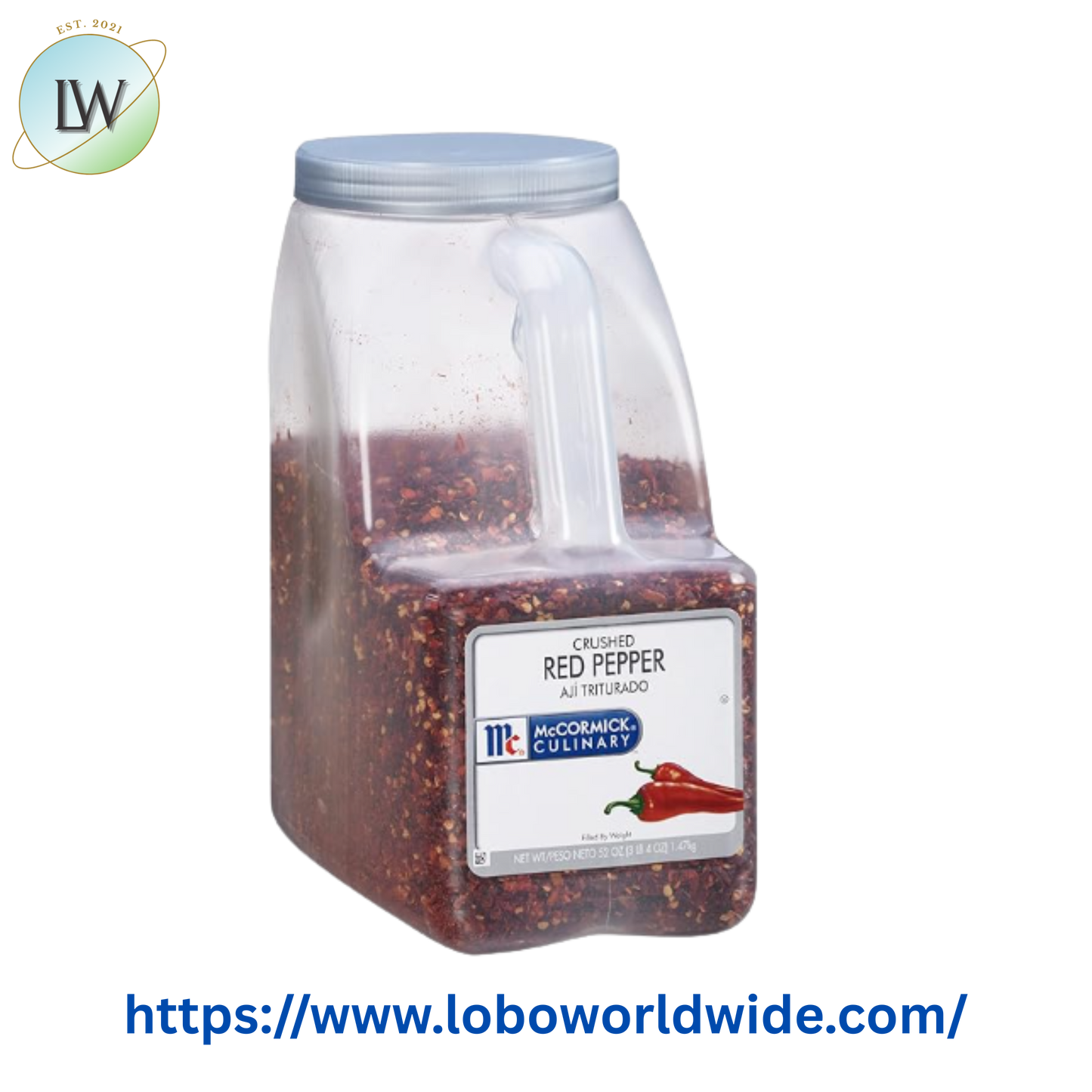 McCormick Culinary Crushed Red Pepper - 3.25 lb.