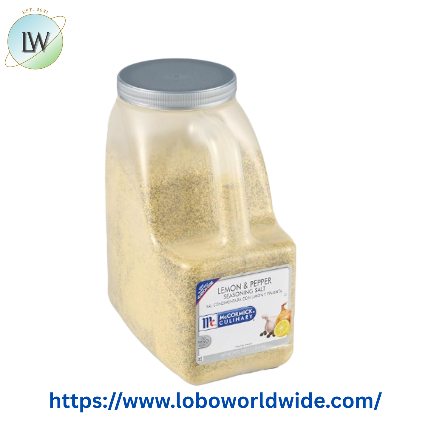 McCormick Culinary Lemon and Pepper Seasoning Salt (Various Sizes)