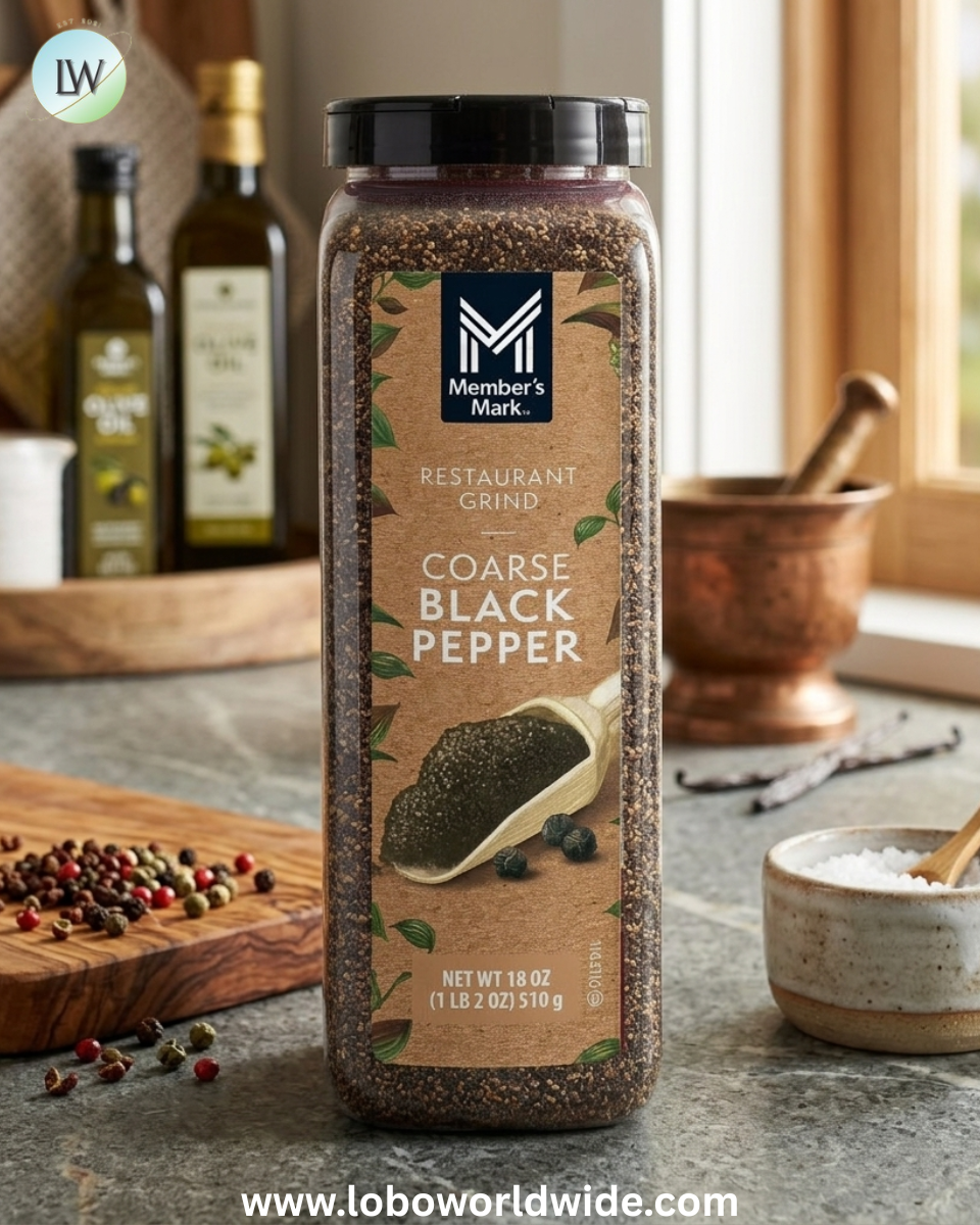 Member's Mark Restaurant Coarse Black Pepper, 18 oz.