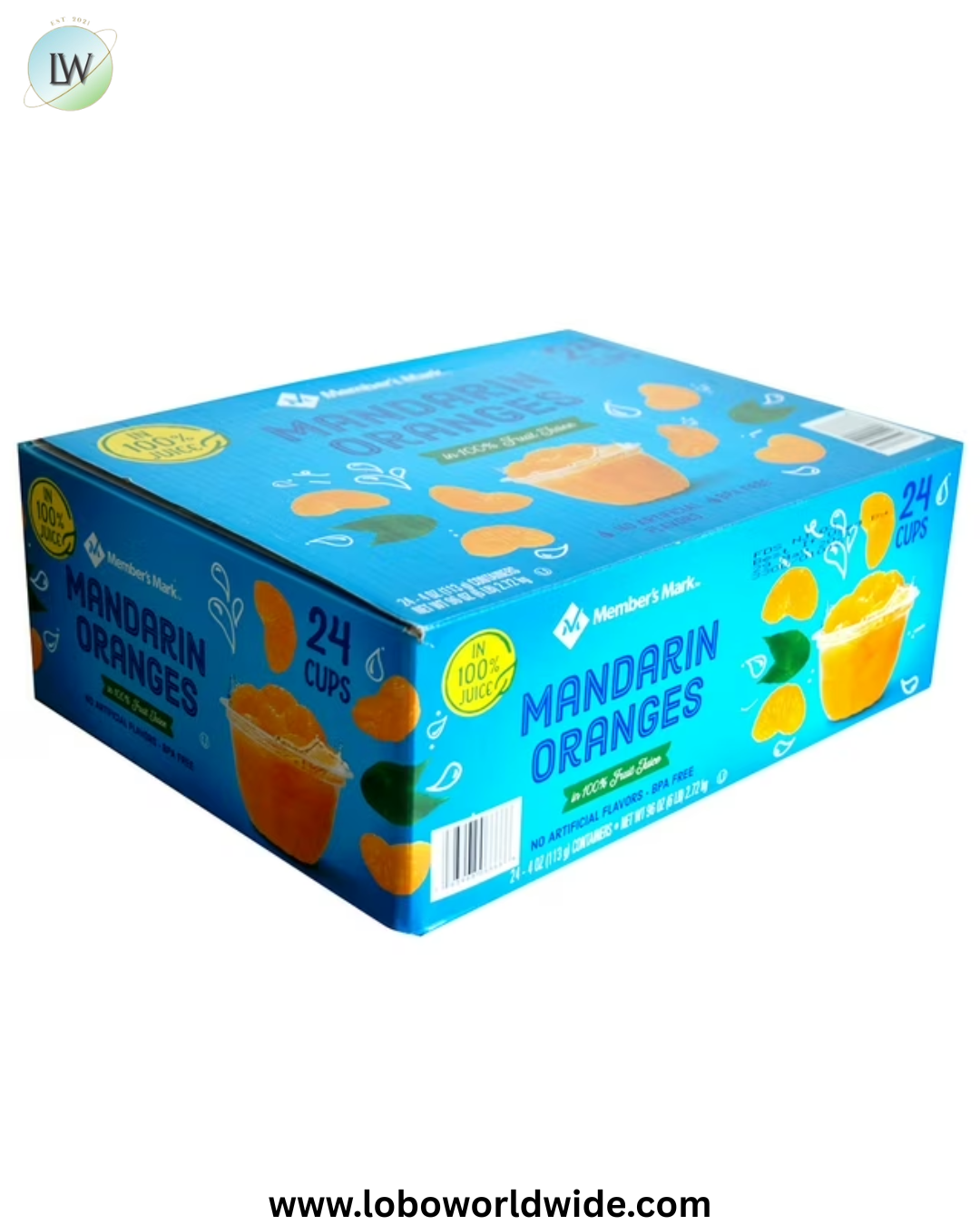 Member's Mark Mandarin Oranges 4 oz., 24 ct.
