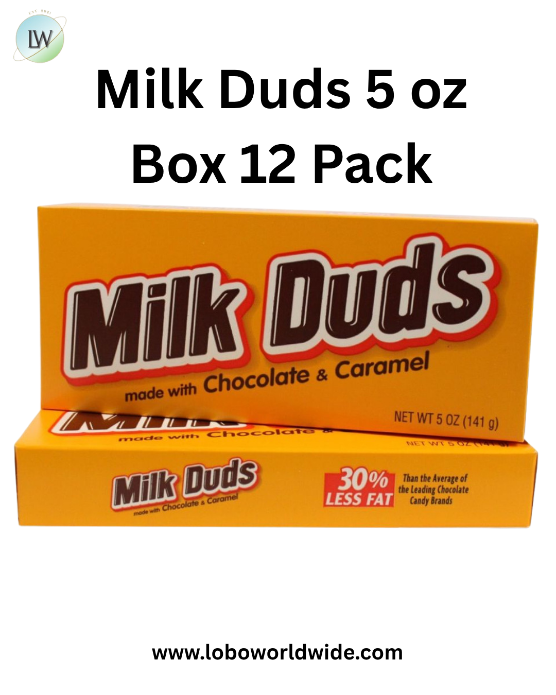 Milk Duds 5 oz Box 12 Pack