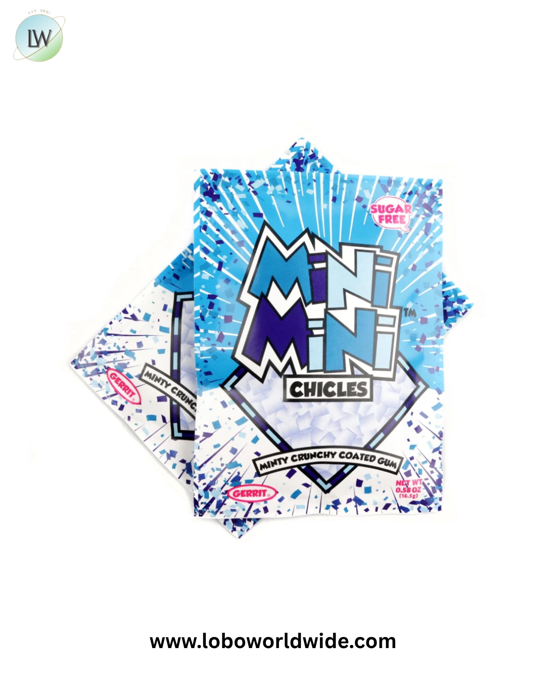 Mini Mini Chicles Mint Chewing Gum Sugar Free